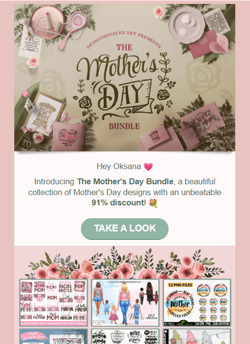 Components of an Effective Mother's Day Email