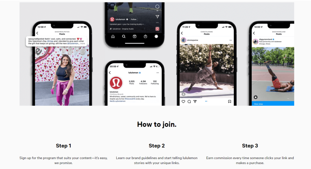 Becoming a Lululemon Affiliate